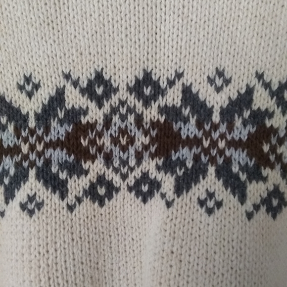 VINTAGE cotton patterned sweater - Picture 4 of 6